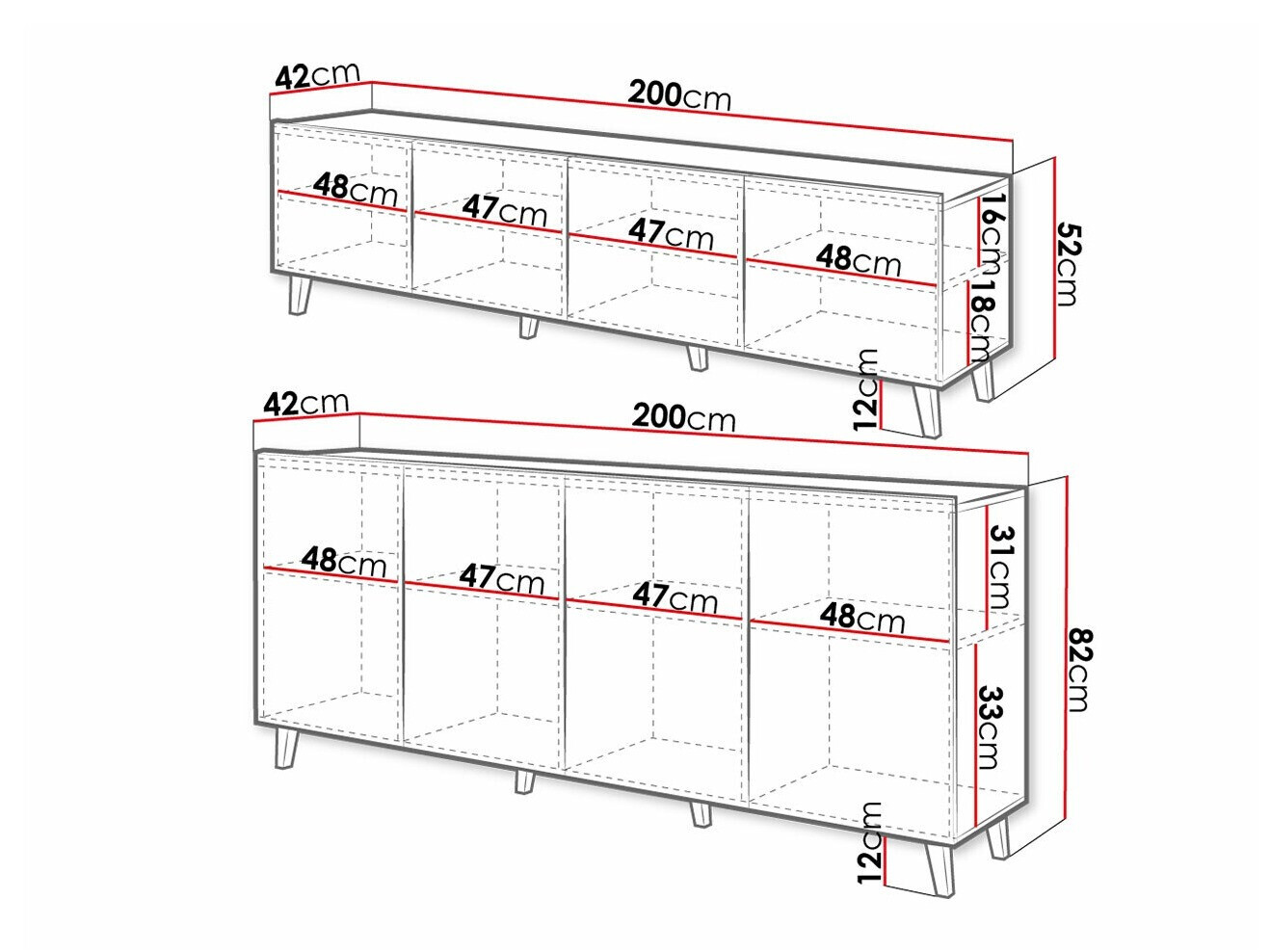 Woonkamerset Comfivo 222 (Zwart)