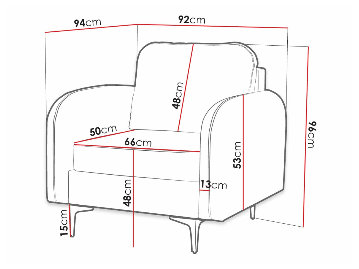 Fauteuil Torlua 100 (Manila 16)