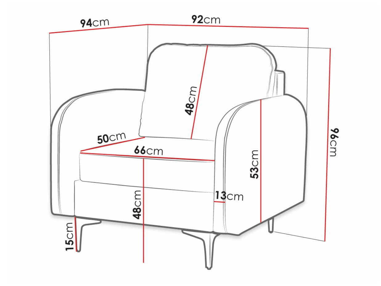 Fauteuil Torlua 100 (Manila 25)