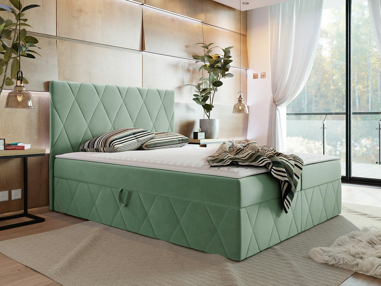 Boxspring Comfivo 225 (Magic Velvet 2227)