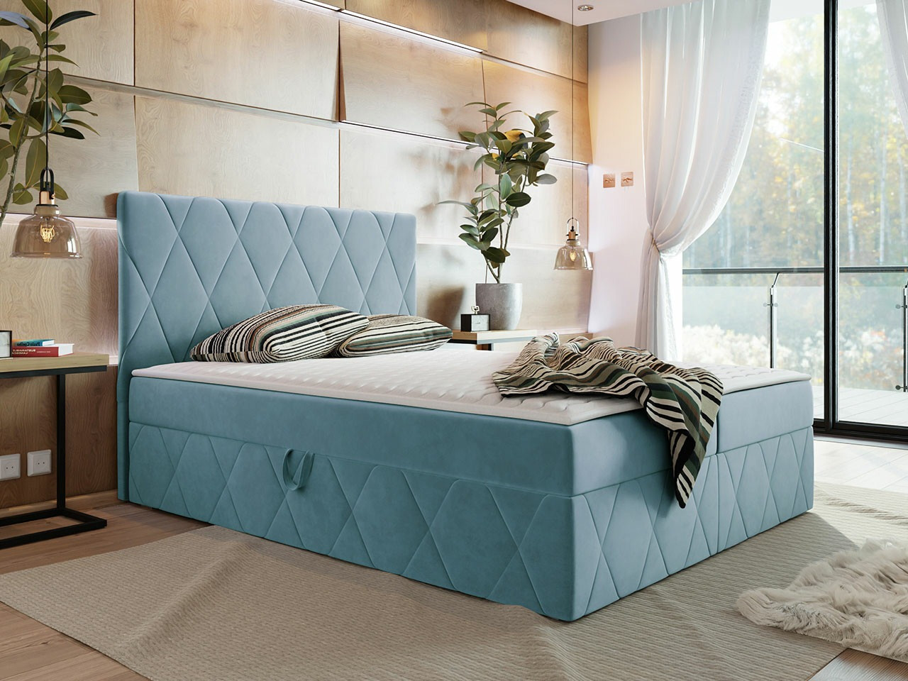 Boxspring Comfivo 225 (Magic Velvet 2260)