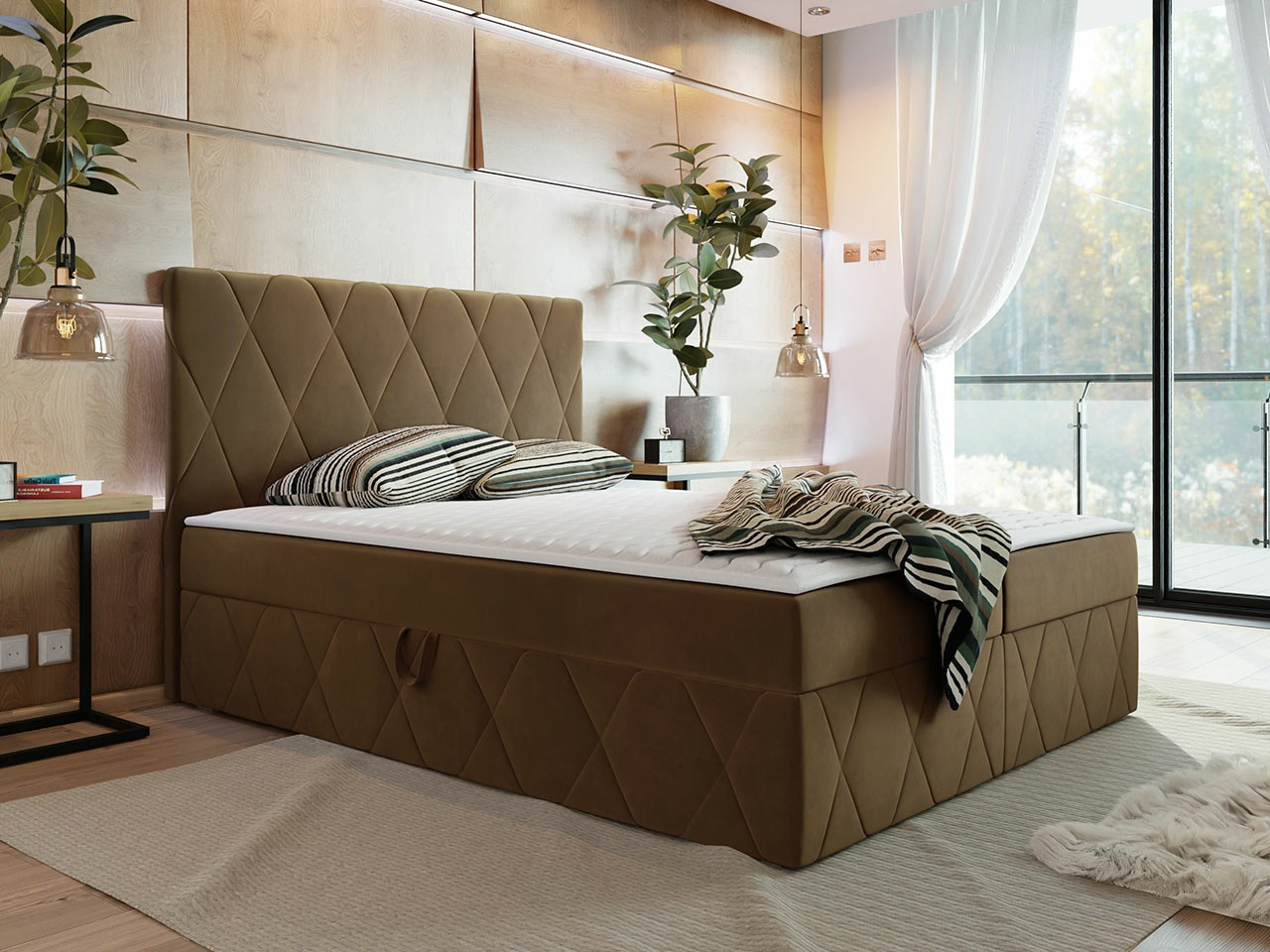 Boxspring Comfivo 225 (Magic Velvet 2299)