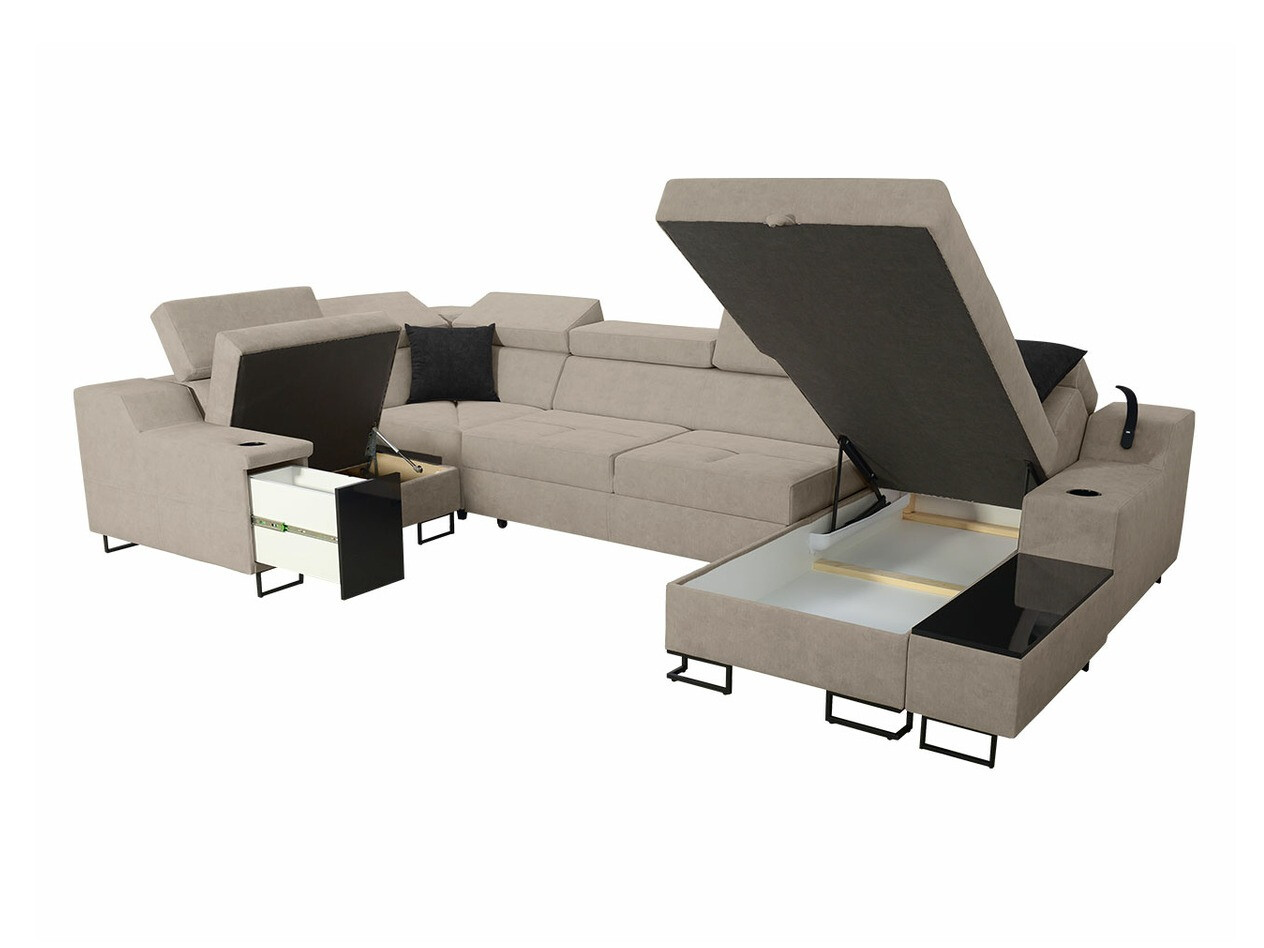 Hoekbank Sarasota 137 (Uttario Velvet 2980 + Uttario Velvet 2973)