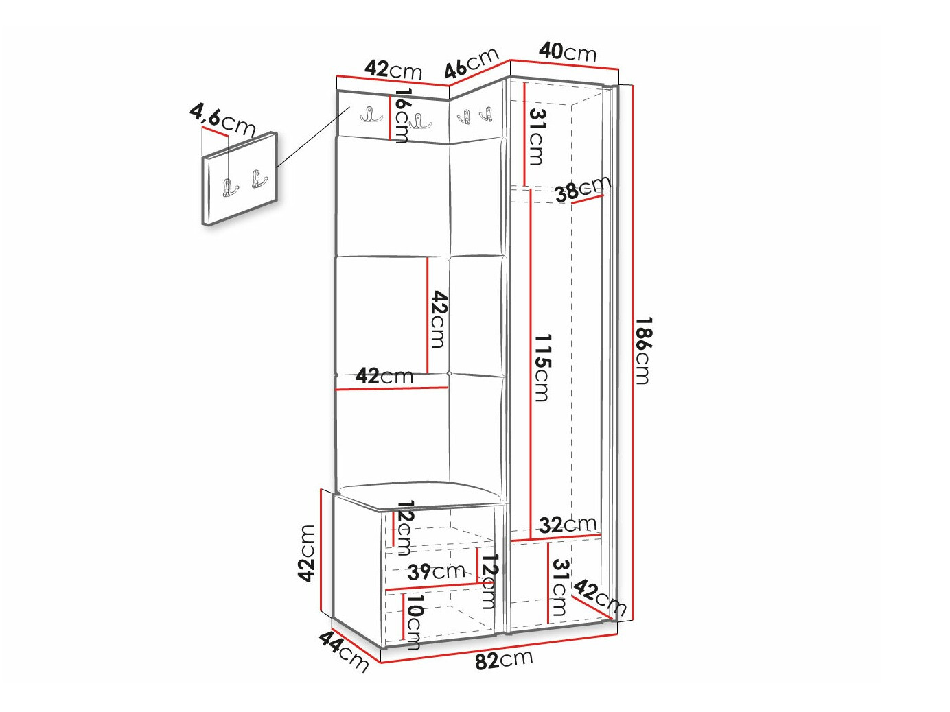 Gangmeubelset Hartford 390 (Manila 02)