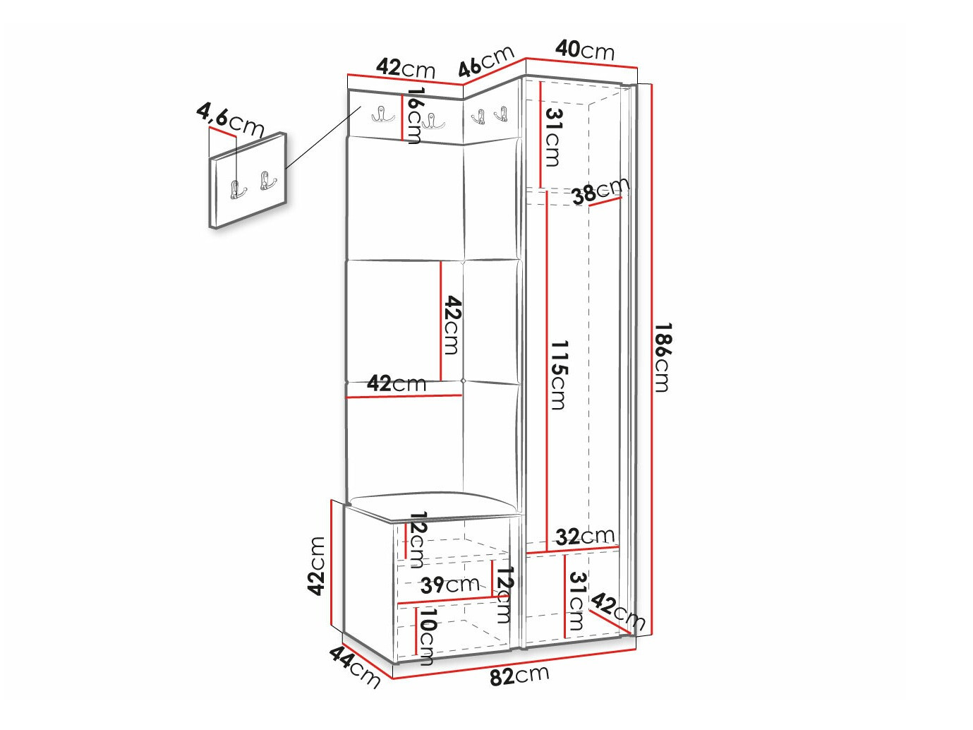 Gangmeubelset Hartford 391 (Manila 16)