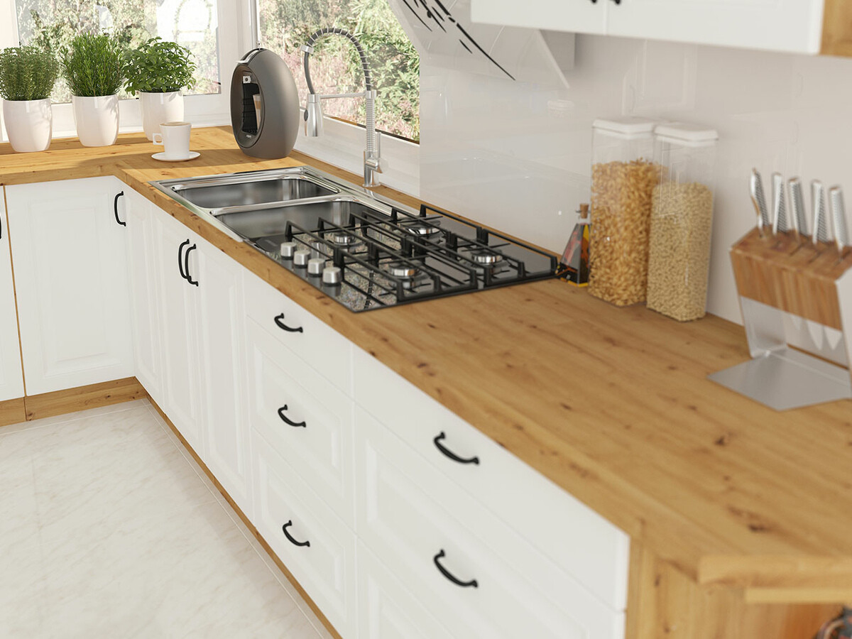 Modulaire kast met deuren Retro White 100