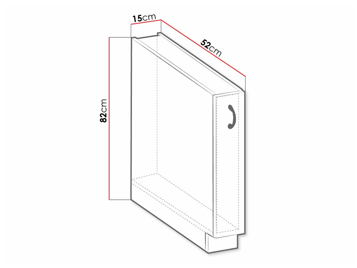 Modulaire kast met uittrekbare mand Retro White 101