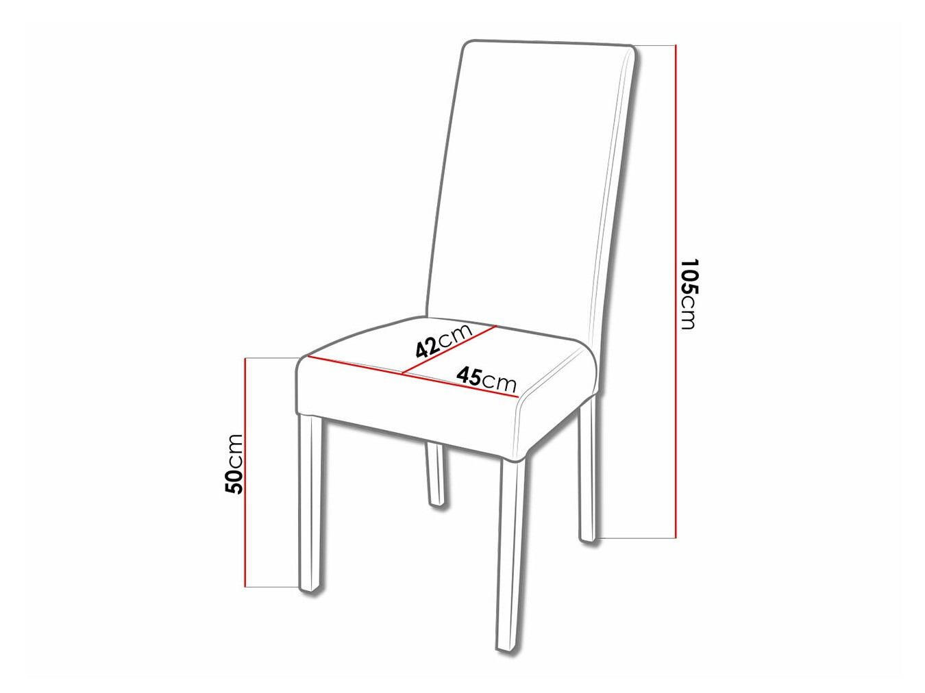 Stoel Sparks 184 (Sonoma eik)
