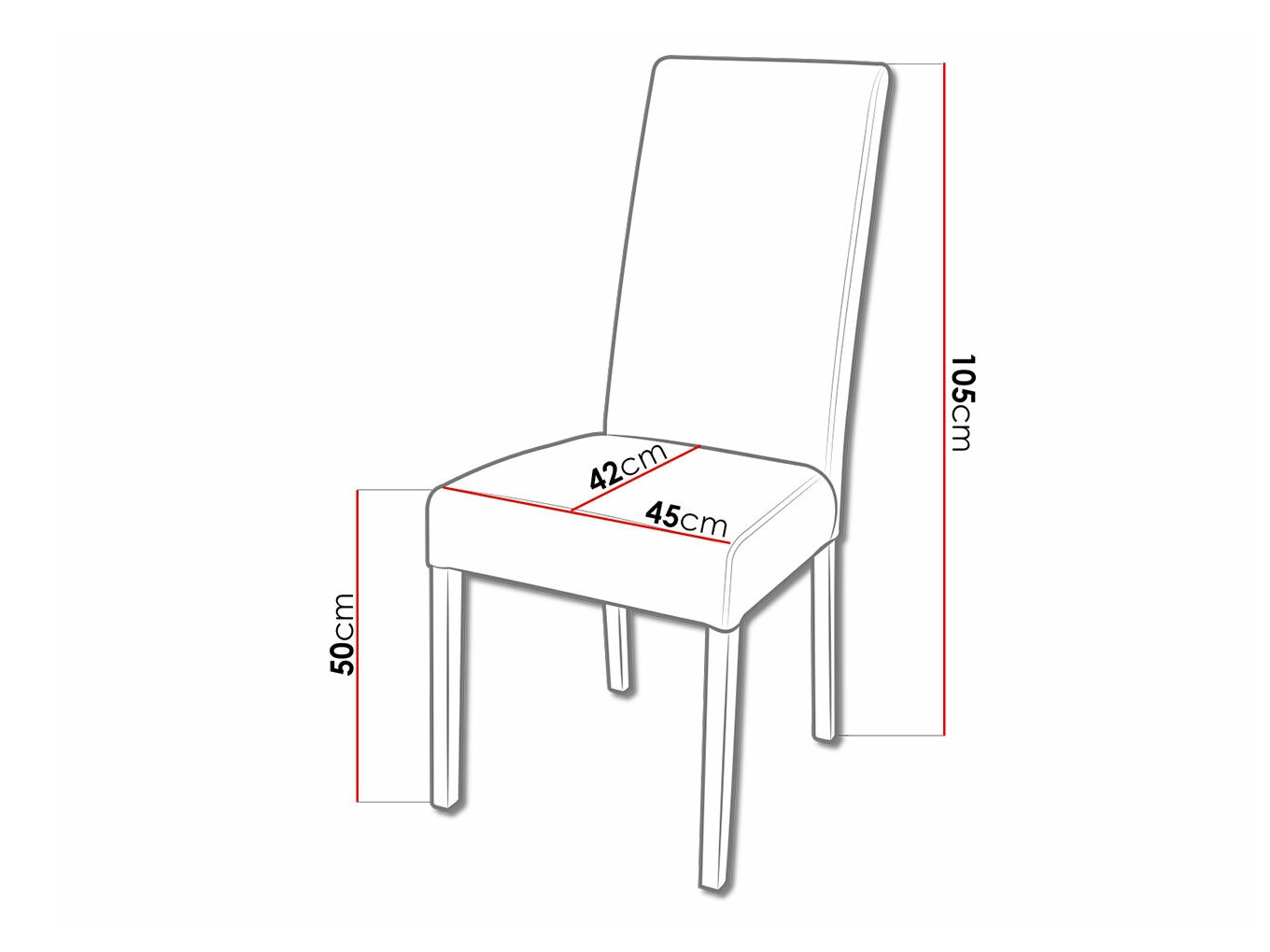Stoel Sparks 184 (Sonoma eik)