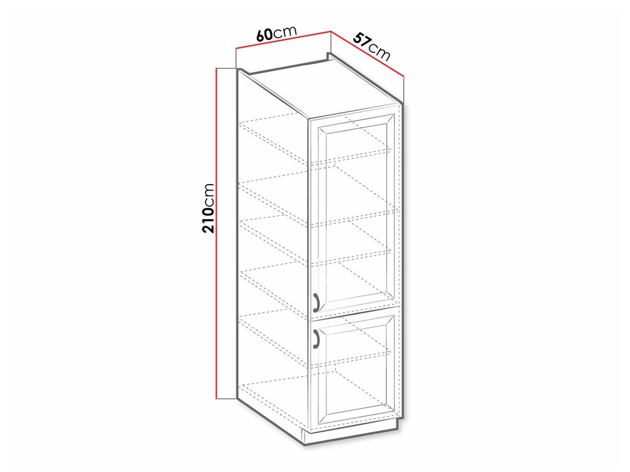 Modulaire kast met deuren Retro White 110