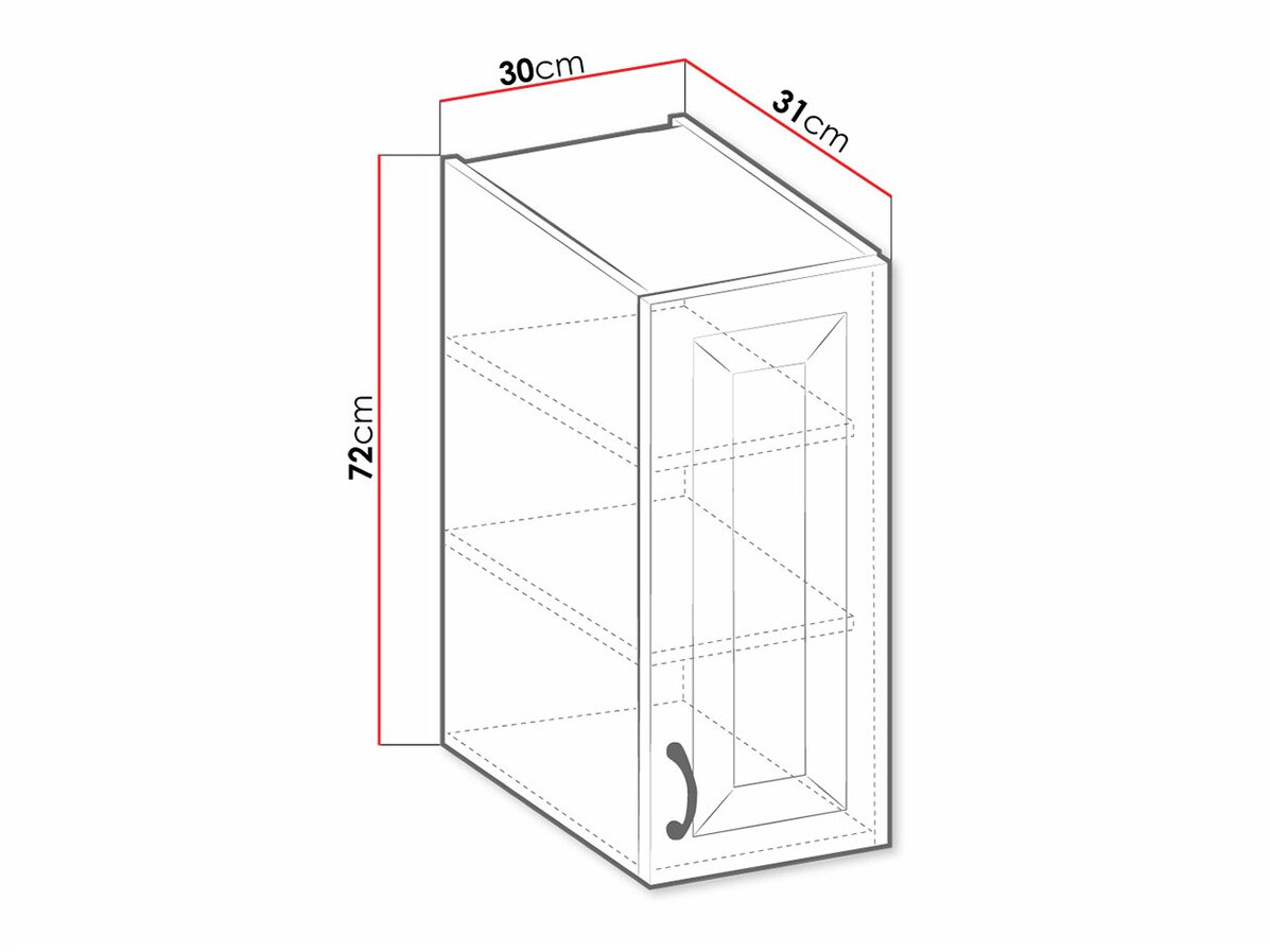 Modulaire wandkast Retro Grey 123