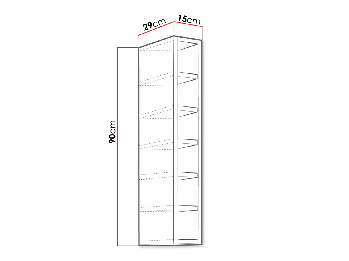 Wandplank Retro Grey 122