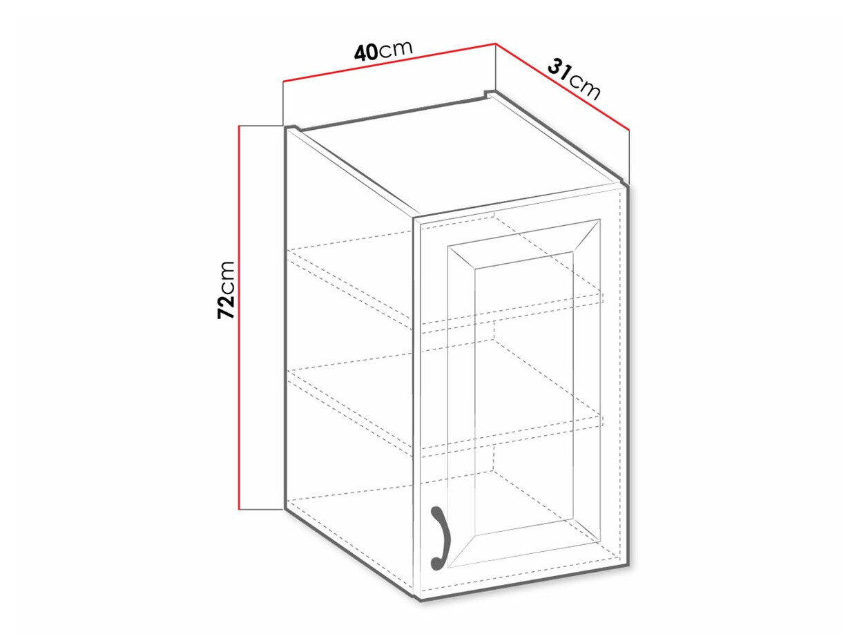 Modulaire wandkast Retro Grey 126