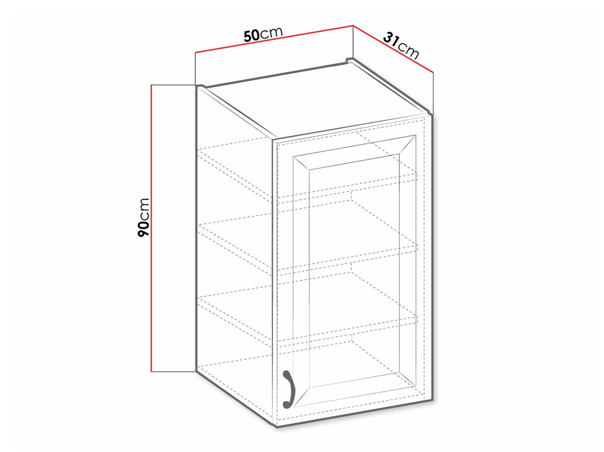 Modulaire wandkast Retro Grey 133
