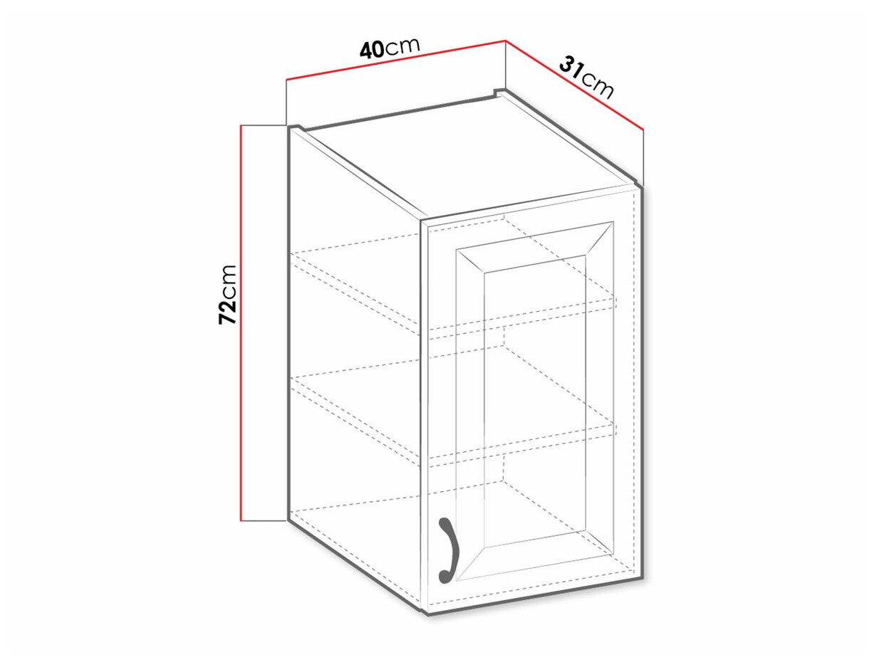Modulaire wandkast Retro White 126