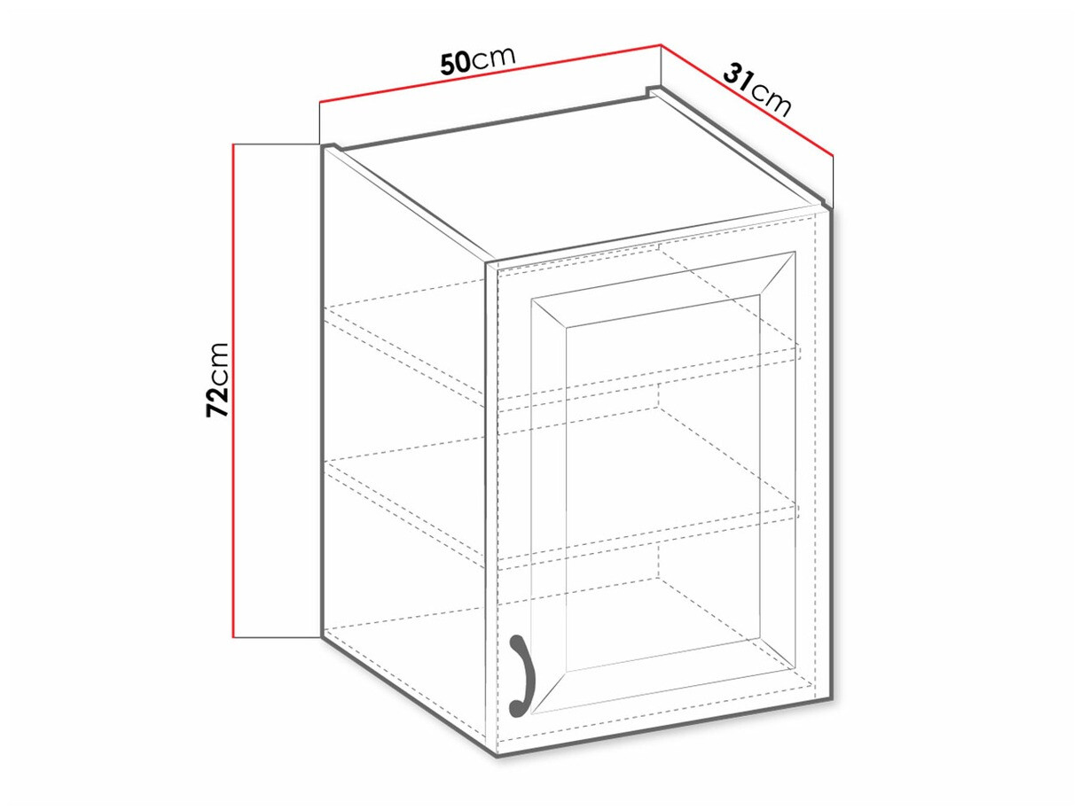 Modulaire wandkast Retro White 132