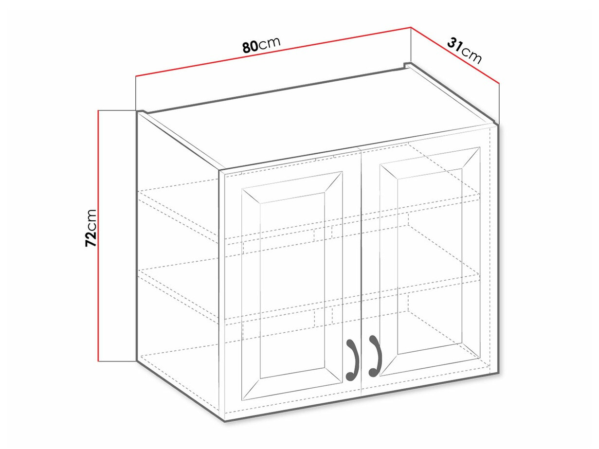 Modulaire wandkast Retro Grey 139