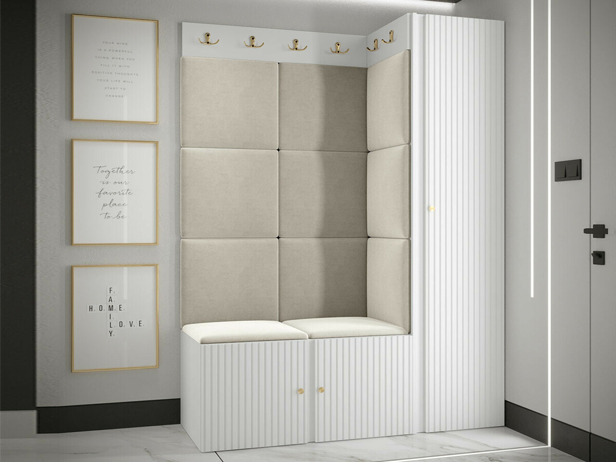 Kledingkast Hartford 393 (Wit)