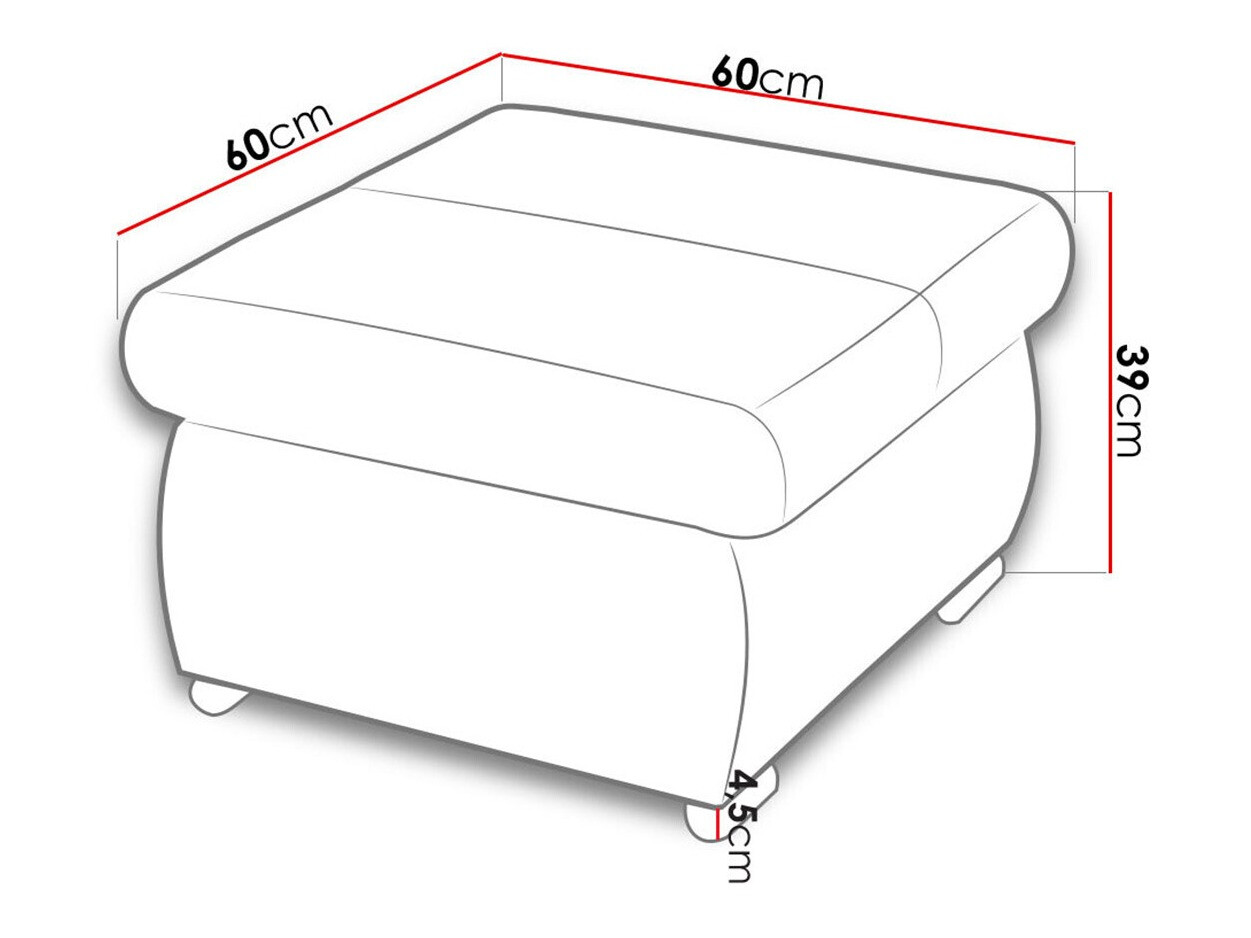 Poef Comfivo 122 (Uttario Velvet 2954)