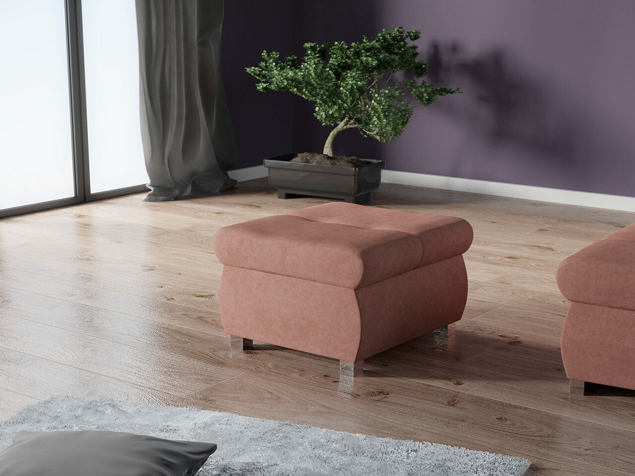 Poef Comfivo 122 (Uttario Velvet 2955)