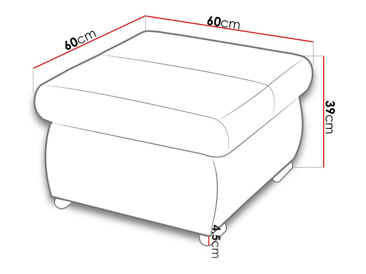 Poef Comfivo 122 (Venus Velvet 2916)