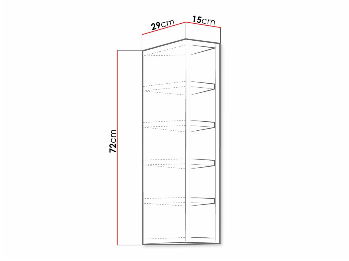 Wandplank Retro Grey 141