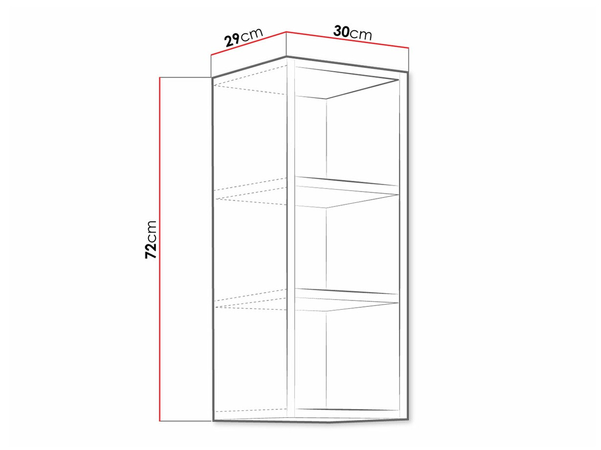 Wandplank Retro Grey 142