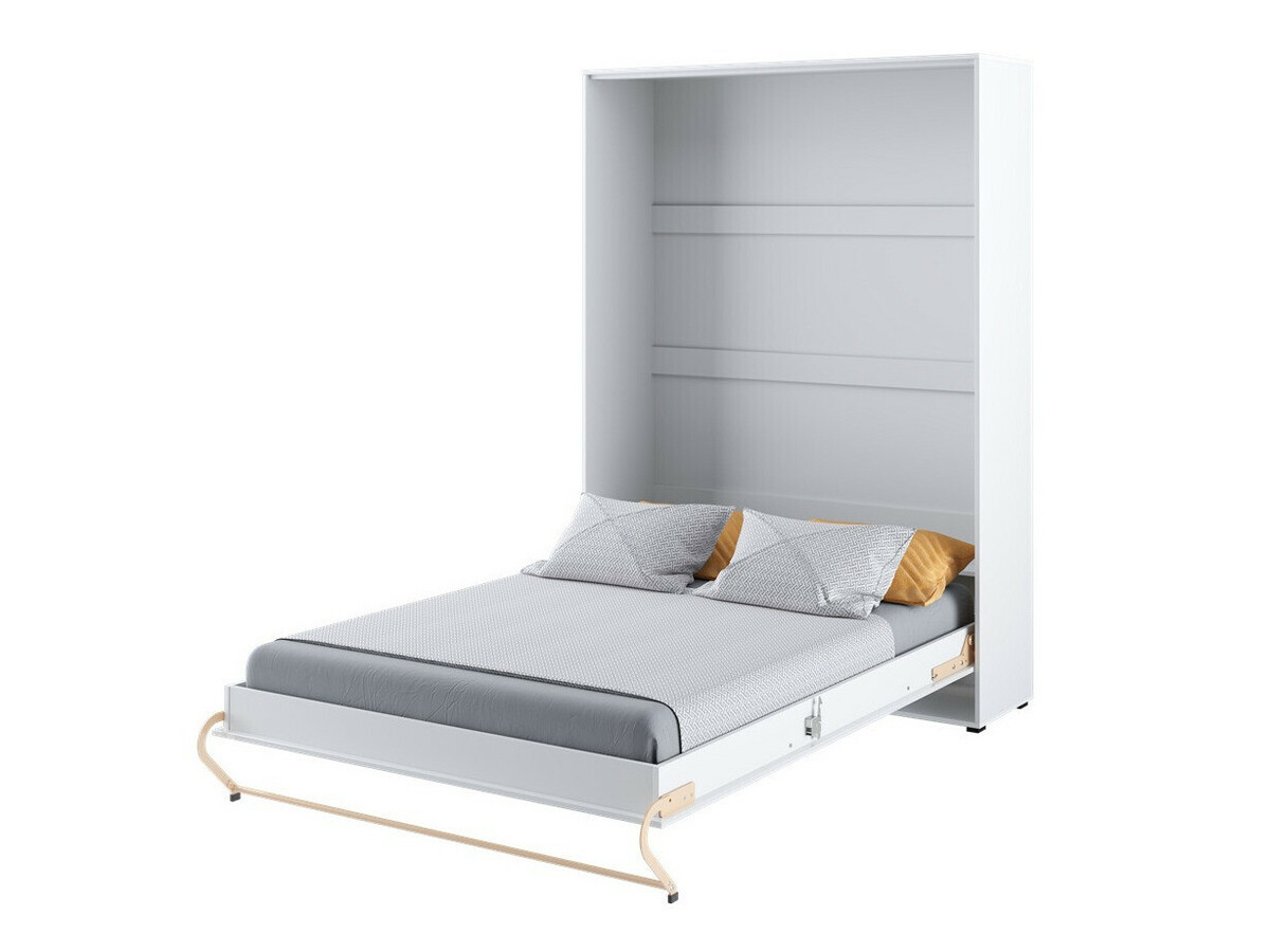 Muurbed Concept Pro Lenart III (Wit + Glanzend wit)