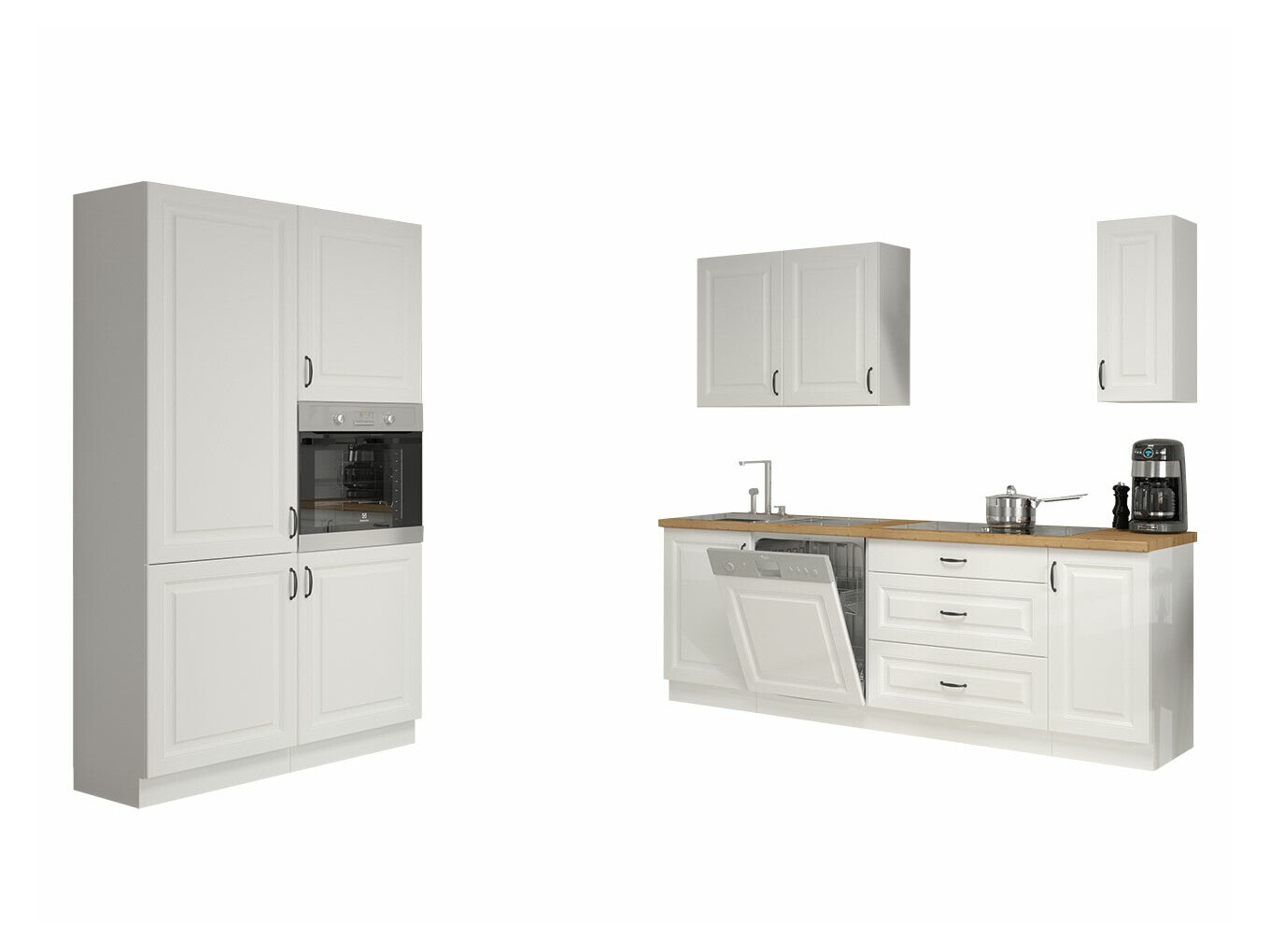 Modulaire keukenset Retro White 149