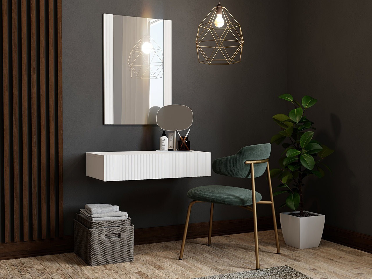 Kaptafel Dicto (Wit)