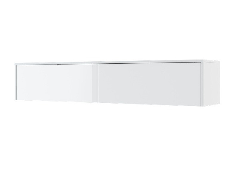 Wandkast Concept Pro Lenart Levfere 121 (Glanzend wit + Wit)