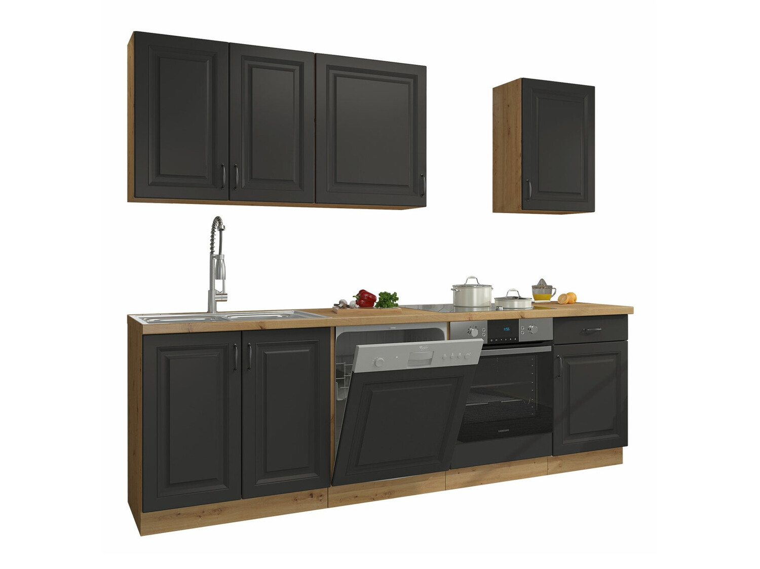 Modulaire keukenset Retro Grey 150