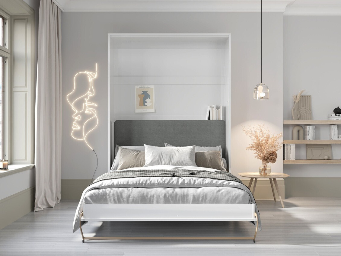 Muurbed Concept Pro Lenart Levfere 136 (Wit + Grafiet)