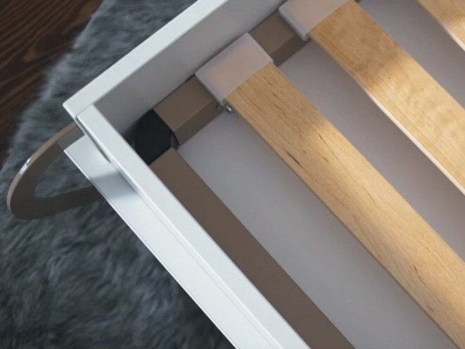 Muurbed Concept Pro Lenart Levfere 136 (Wit + Grafiet)