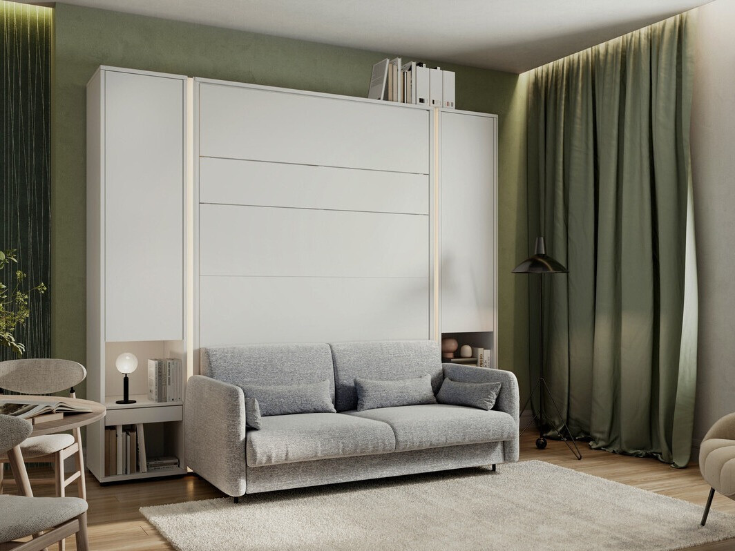 Meubelset Concept Pro Lenart Levfere 139 (Wit + Grijs)