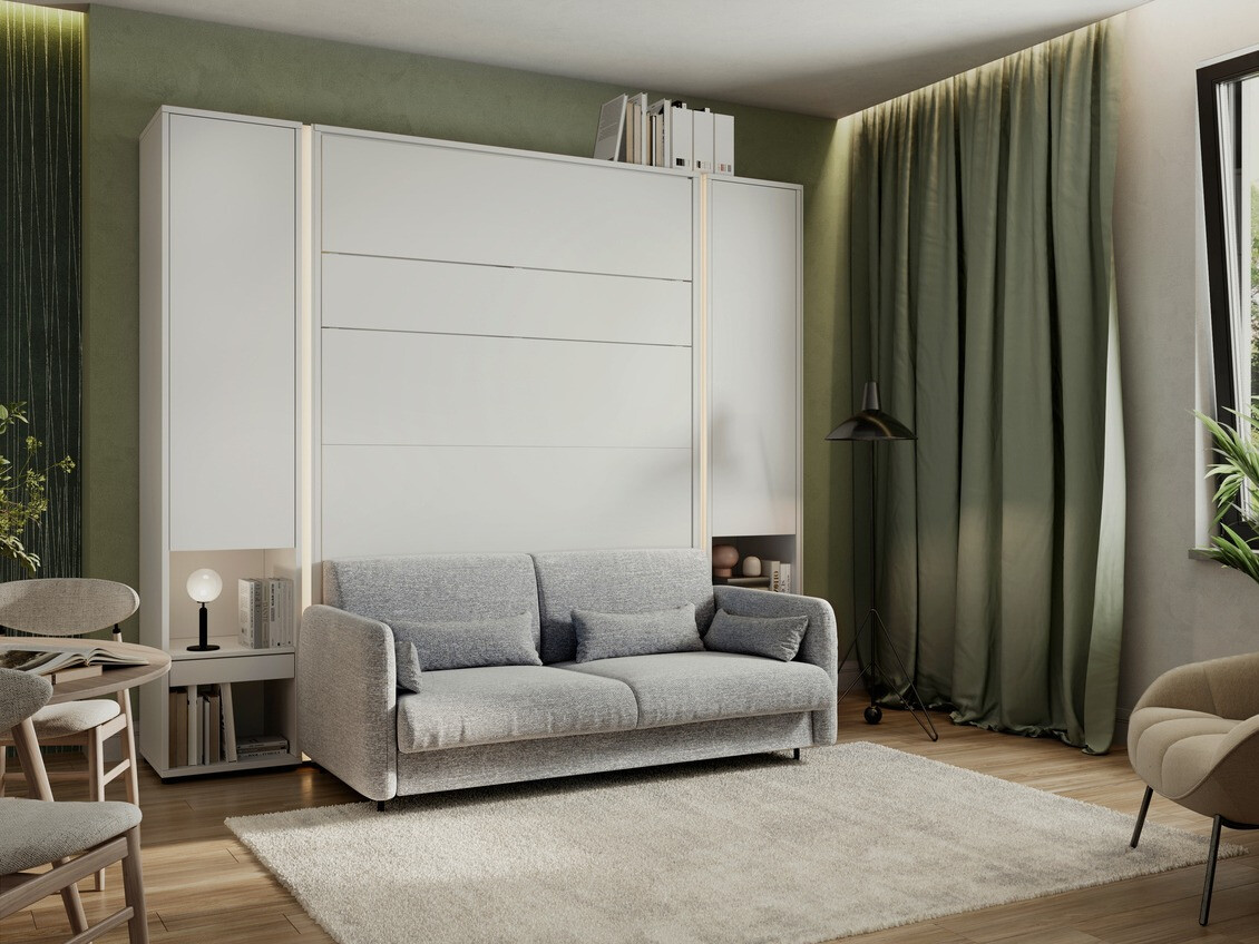 Muurbed Concept Pro Lenart Levfere 138 (Wit + Grijs)