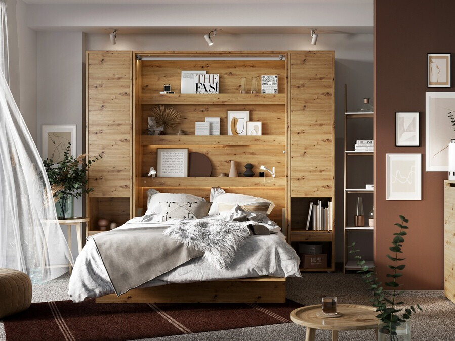 Boekenkast Concept Pro Lenart Levfere 116 (Artisan eiken)