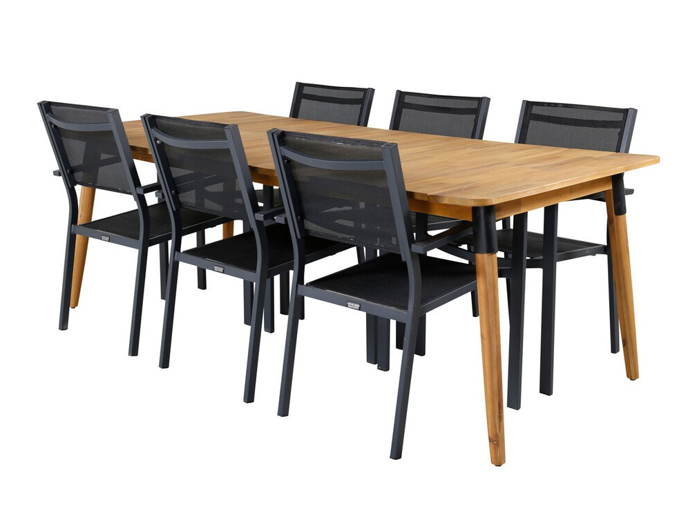 Tafel en stoelen set Dallas 3679