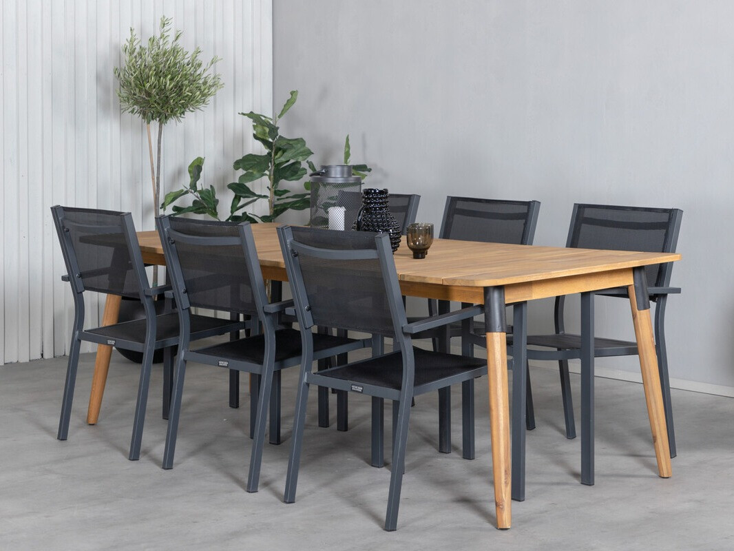 Tafel en stoelen set Dallas 3679