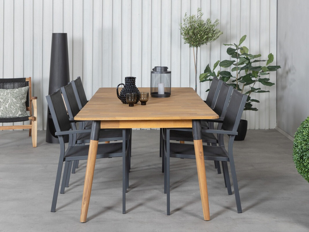 Tafel en stoelen set Dallas 3679
