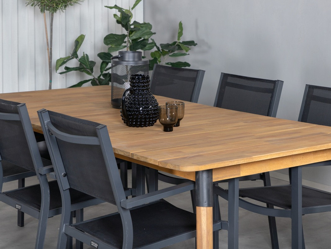 Tafel en stoelen set Dallas 3679
