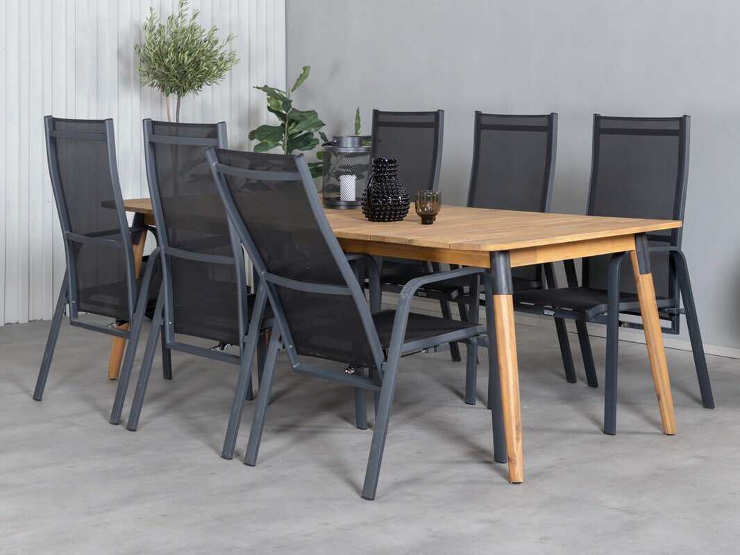 Tafel en stoelen set Dallas 3680