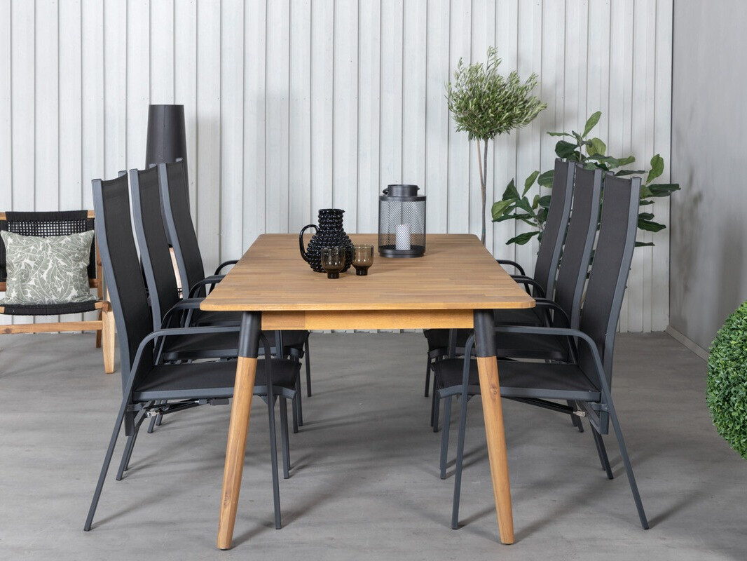 Tafel en stoelen set Dallas 3680