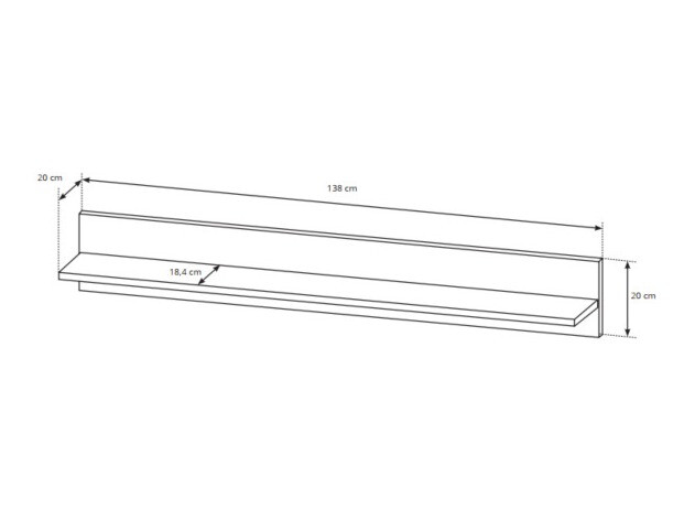 Woonkamerset Novbela 113 (Wit + Glanzend wit + Kleinzoon eik)