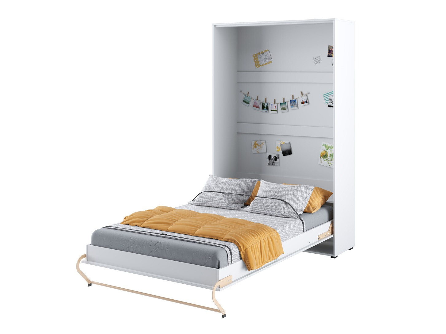 Meubelset Concept Pro Lenart Levfere 144 (Glanzend wit + Wit)