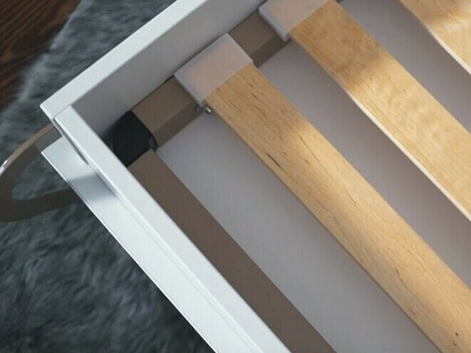 Meubelset Concept Pro Lenart Levfere 144 (Glanzend wit + Wit)