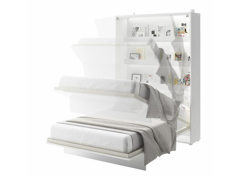 Meubelset Concept Pro Lenart XI (Glanzend wit + Wit)