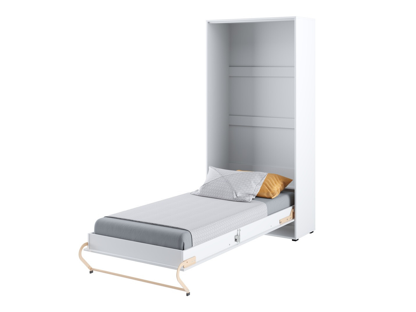 Meubelset Concept Pro Lenart XI (Glanzend wit + Wit)