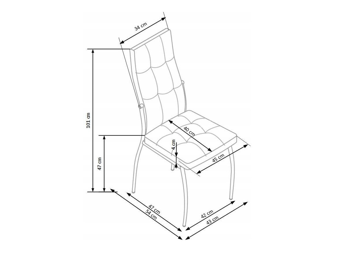 Stoel Houston 863 (Zwart)