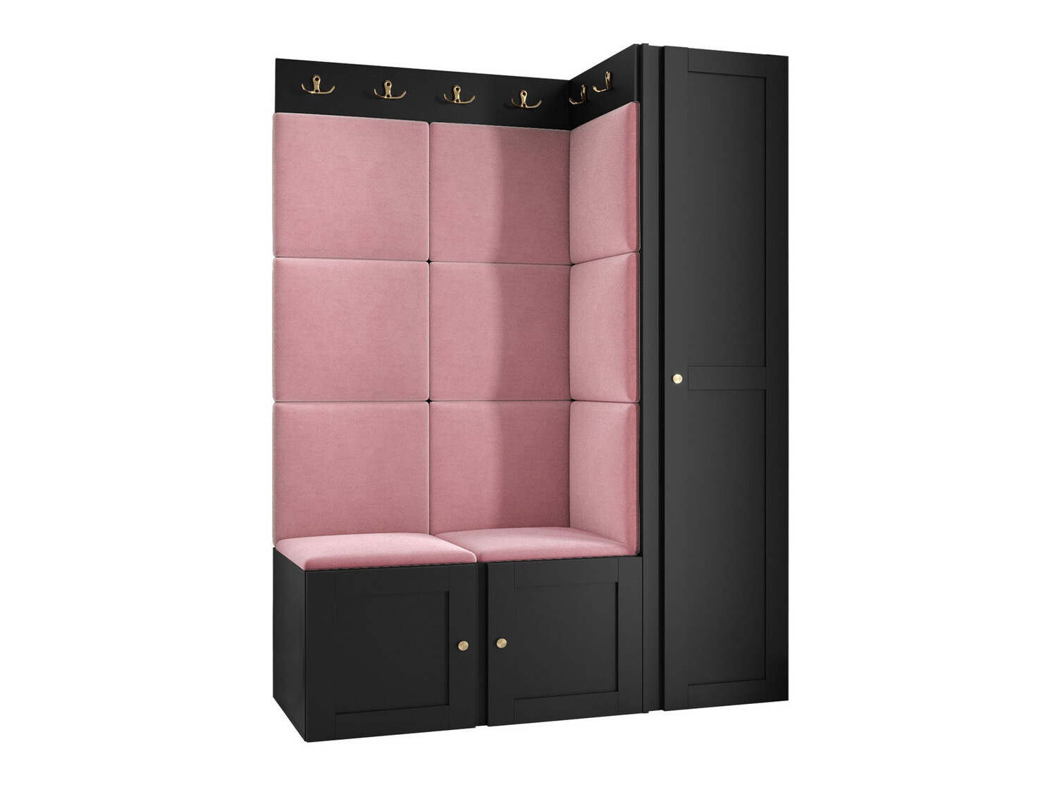 Gangmeubelset Hartford 377 (Zwart)